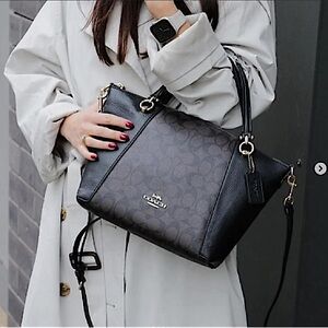 Coach Black and Brown Tote Bag